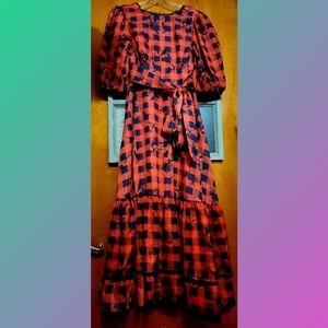 Jessakae Red Plaid Sample Dress